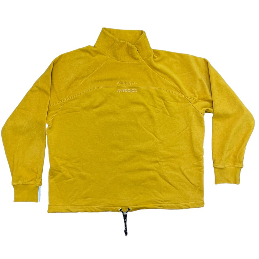 Yellow Mustered Adidas Turtle Neck Sweater (M)